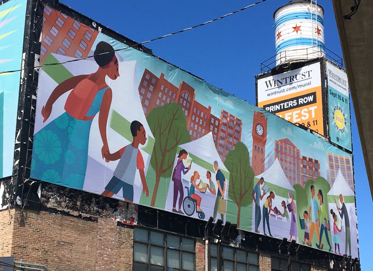 2022 Lit Fest - Mural - Street